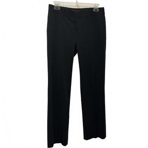 Club Monaco Women 2 Black Ankle Length Classic Straight Leg Trousers Dress Pants